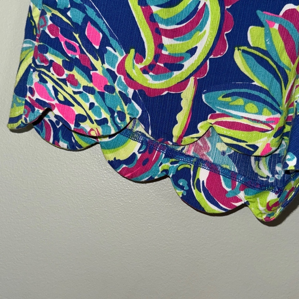 Lilly Pulitzer Magnolia Shorts Toucan Play Size 6 Colorful Beach Resort - Picture 3 of 11